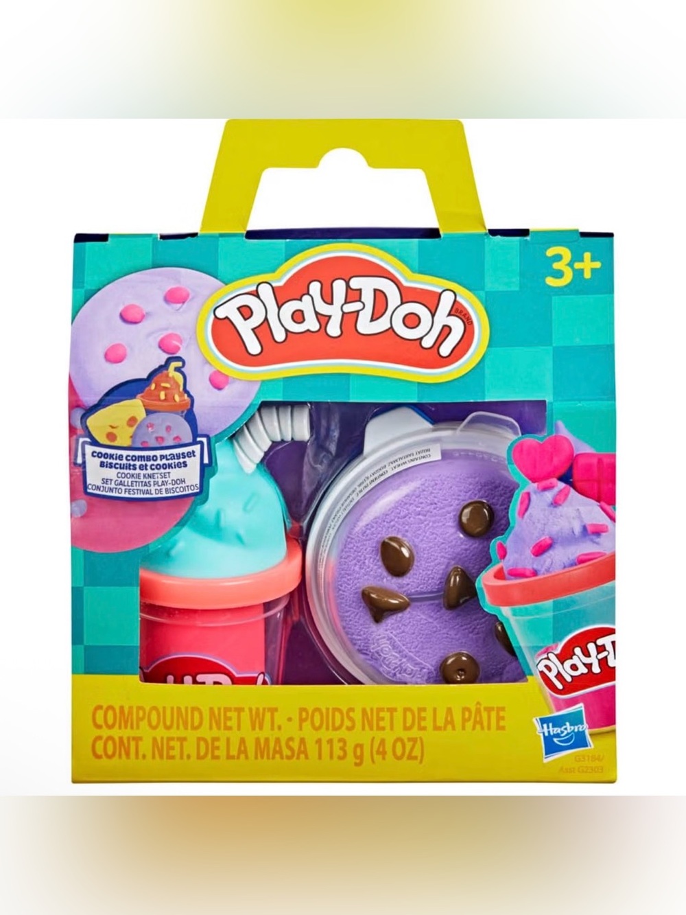 Play-Doh Cookie Combo Playset for Kids - Purple & Teal